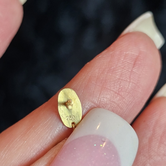 Authentic, Rare H Stern 18k Gold 4" Dangle, Chandelier, & Pierced Earrings - Picture 7 of 13